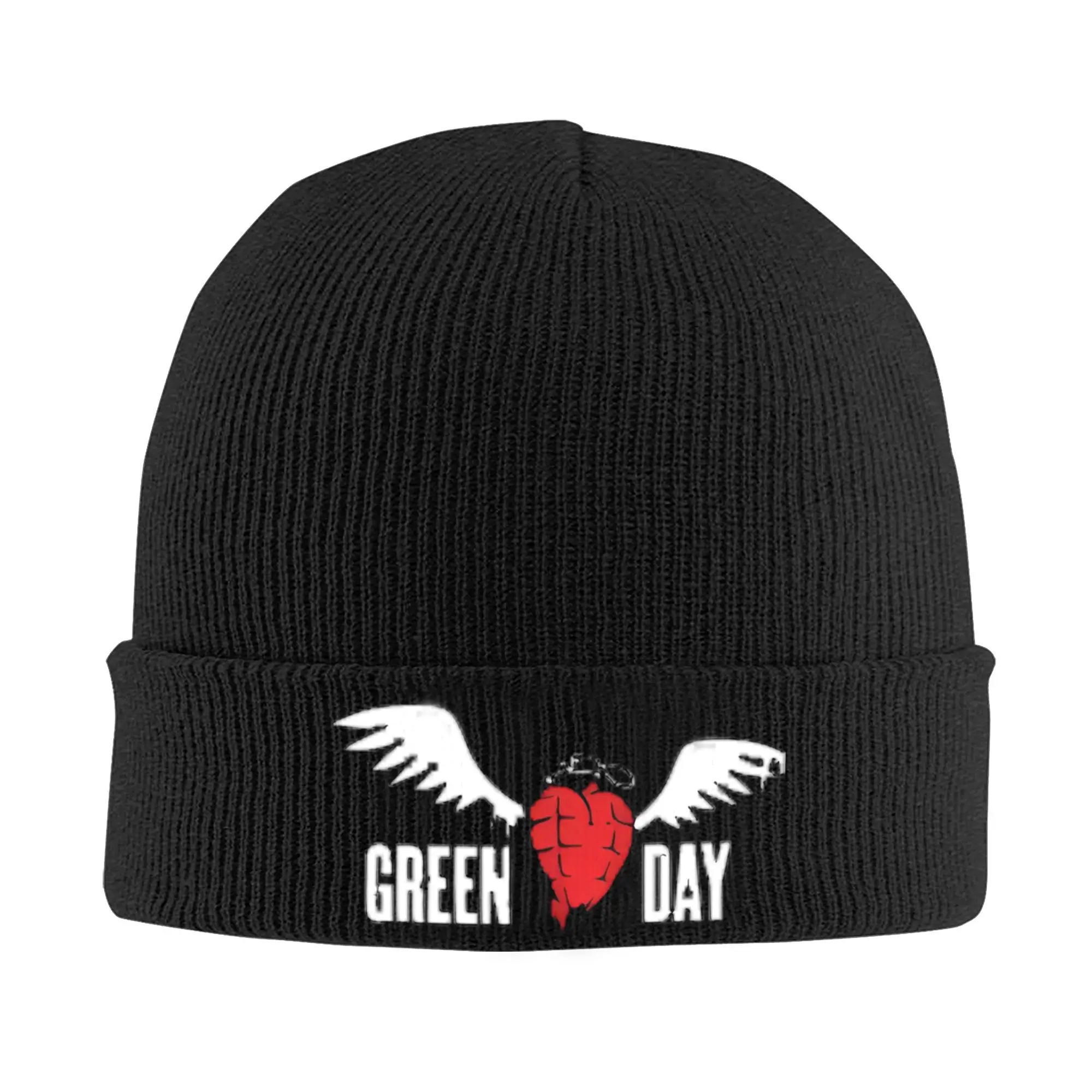 Band Green Days 2024 Tour Hat Autumn Winter Beanie New Dookie Saviors Hip Hop Album  Cap Female Male Acrylic Bonnet