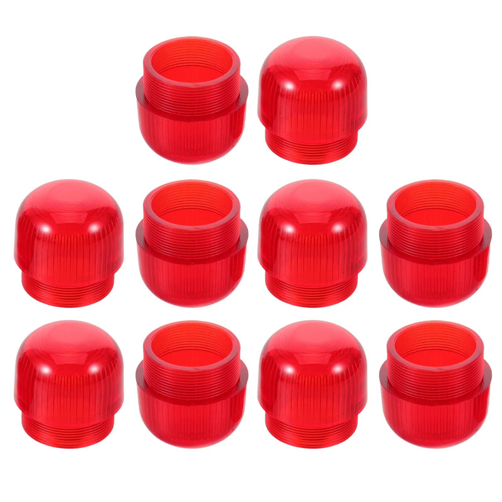 

10Pcs Industrial Warning Light Shell 1.4 Inch Heavy Duty Weatherproof Alarm Light Housing for Factory Construction Site Vehicle