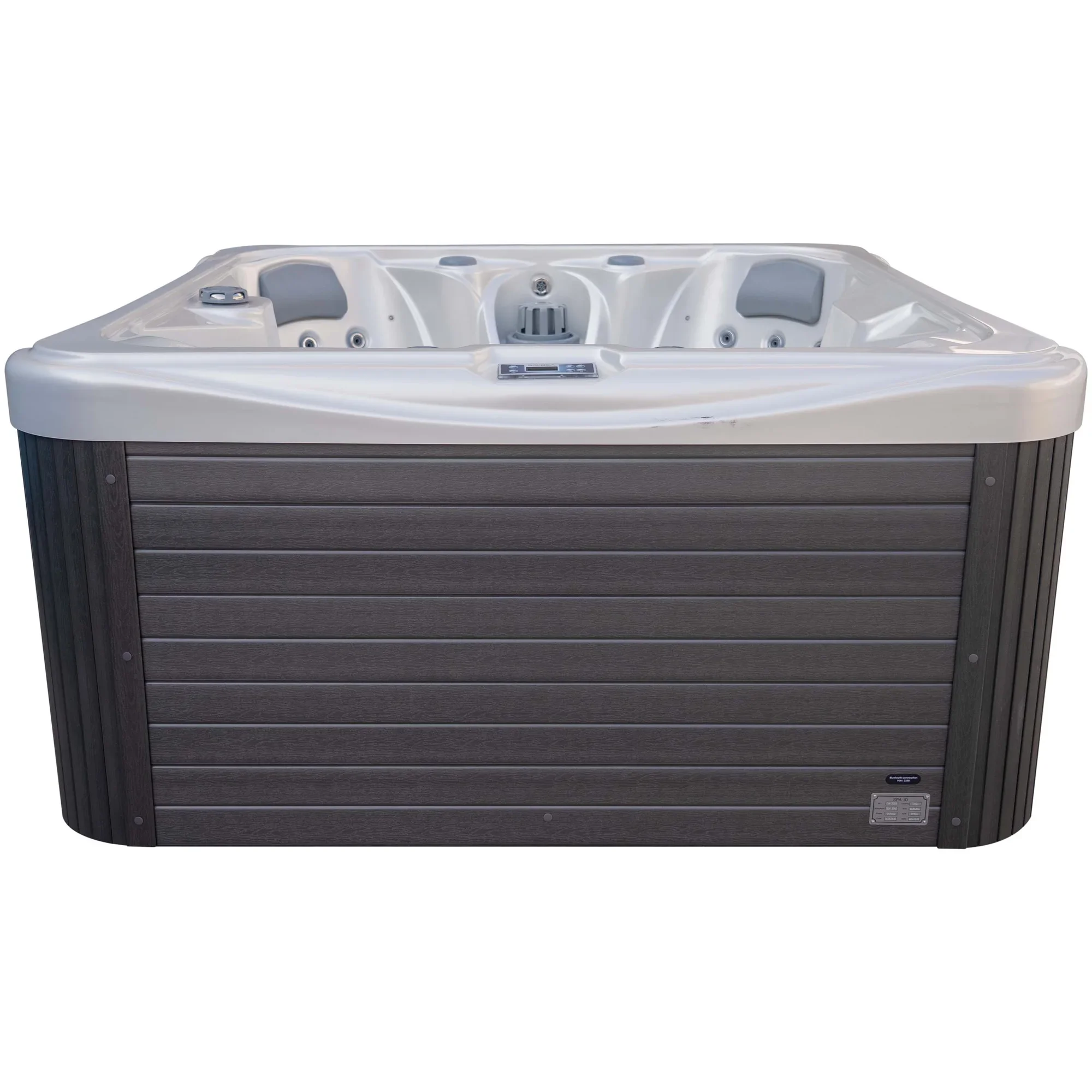 4人用プレイアンドプラグ小型屋外自立式マッサージジェットスパ浴槽ホットタブアクリル屋外バスタブ