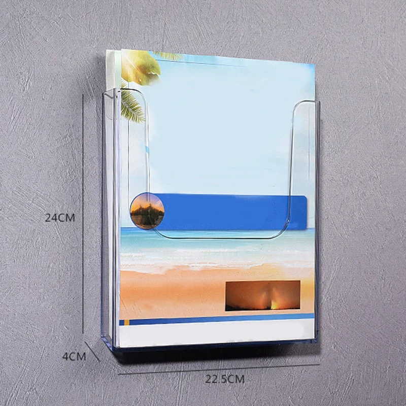 

Letter Holder Mail Organizer Wall Mount Hook Acrylic Home Office Decoration
