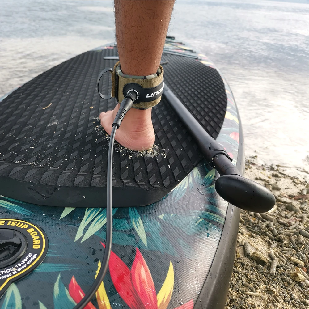 SUP Board 6-10FT Surf Leine Surf Bein Seil Surfbrett Leine TPU Edelstahl Wirbel Aufblasbare Paddle Board Longboard Fuß Seil – Detail 14