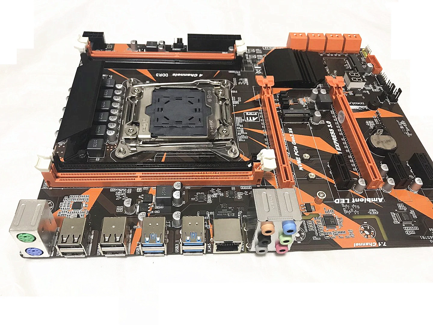 

New X99 large board LGA 2011-3 pin computer main board eccDDR3 memory E5 2678 2696v3V4cpu