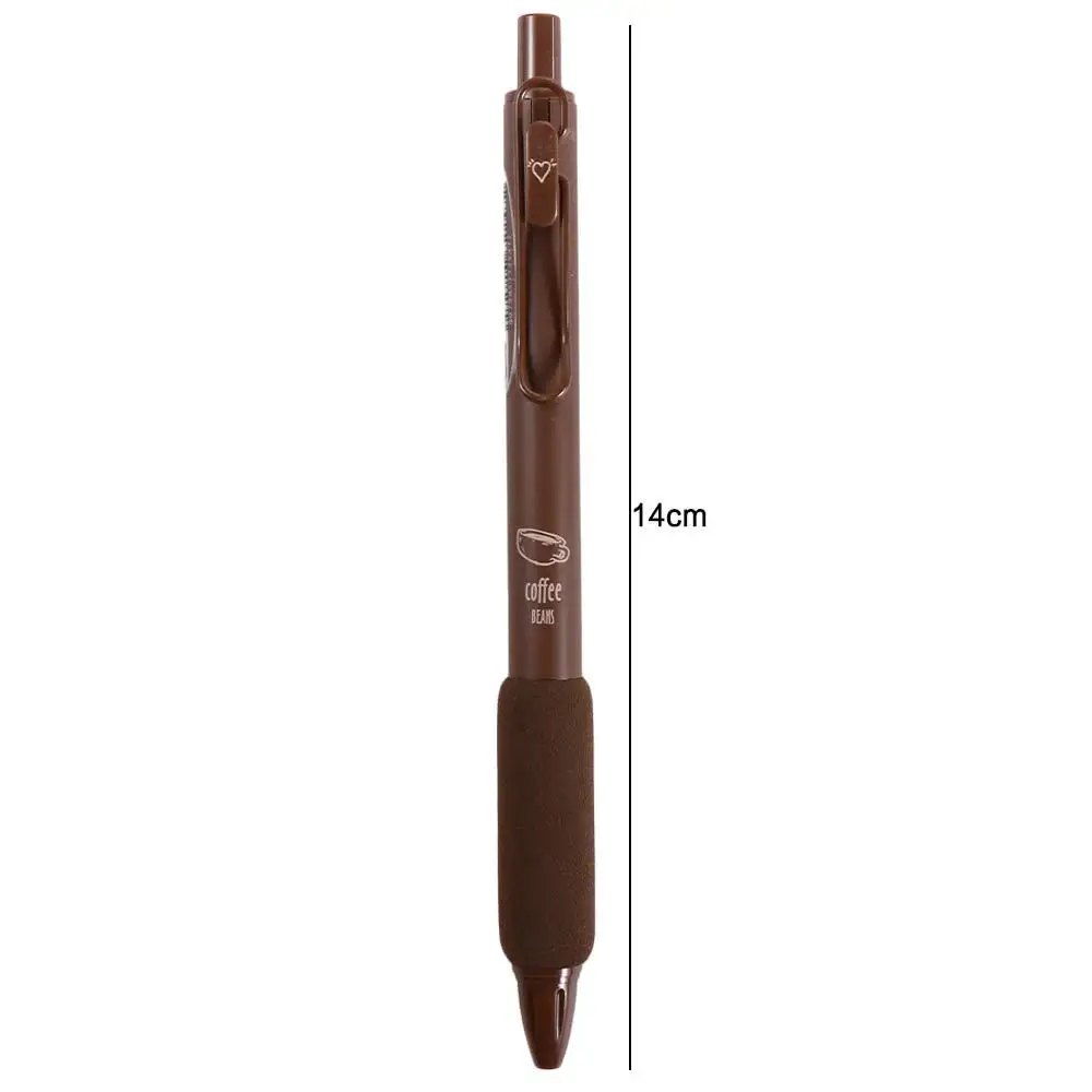 

0.5mm Coffee Color School Office Supplies Students Stationery Writing Pen Ballpoint Pen Neutral Gel Pen Soft Bread Gel Pen Set