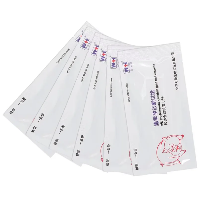 5/10 Set Pig Pregnancy Test Paper High Accuracy Sow Breeding Supplies Farm Testing Kit Early Pregnancy Diagnosis Test Paper