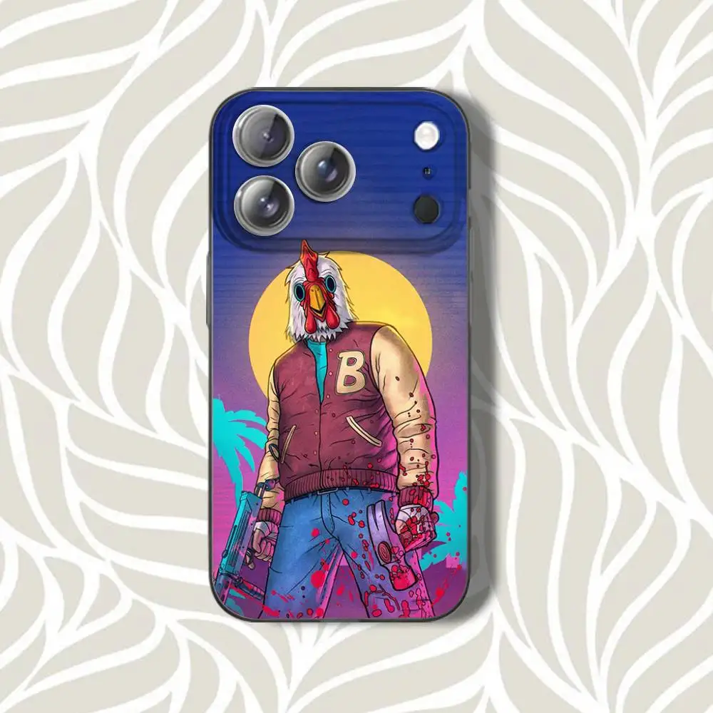 H-Hotline COOL M-MiamiS Phone Case For iPhone 16,14,11,17,13,15,12,Air,Plus,Pro,Max,E,Mini Grey Frosted for MagSafe Magnetic