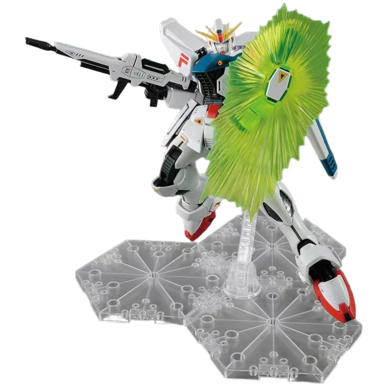 

In Stock Bandai Original Gundam MG 1/100 F91 Assembling Model Collection Holiday Gifts Decoration Ornaments Trendy Fun Anime