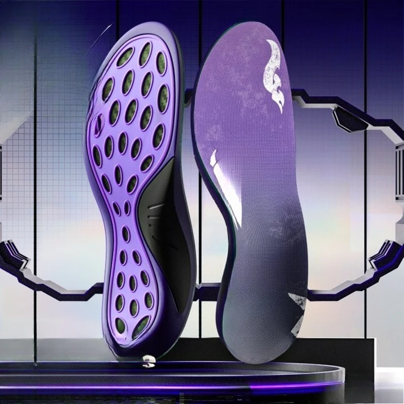 Double power high elastic, carbon plate fiber TPE hard gasket, high jump basketball insole, youth exam