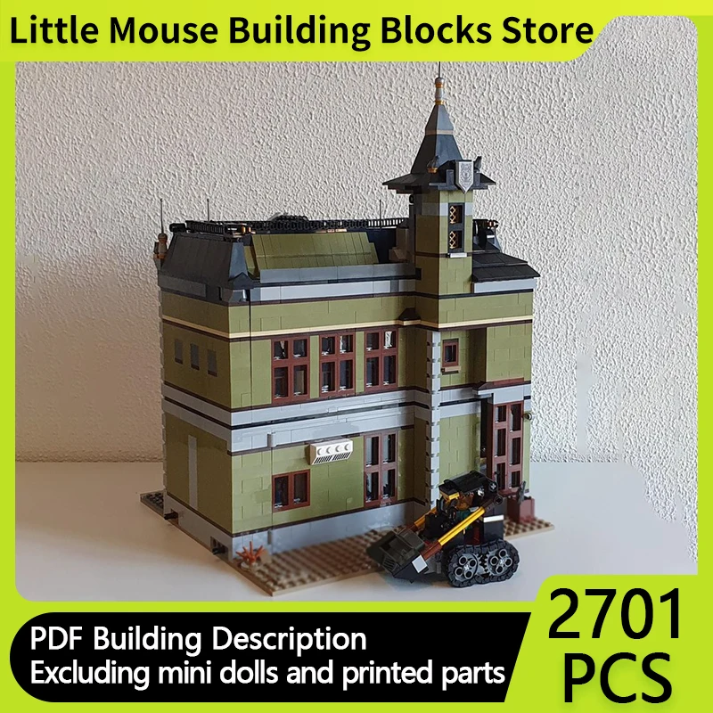 

City Street View Model MOC Building Bricks Exploration And Adventure Museum Modular Technology Gifts Holiday Assemble Toys Suit