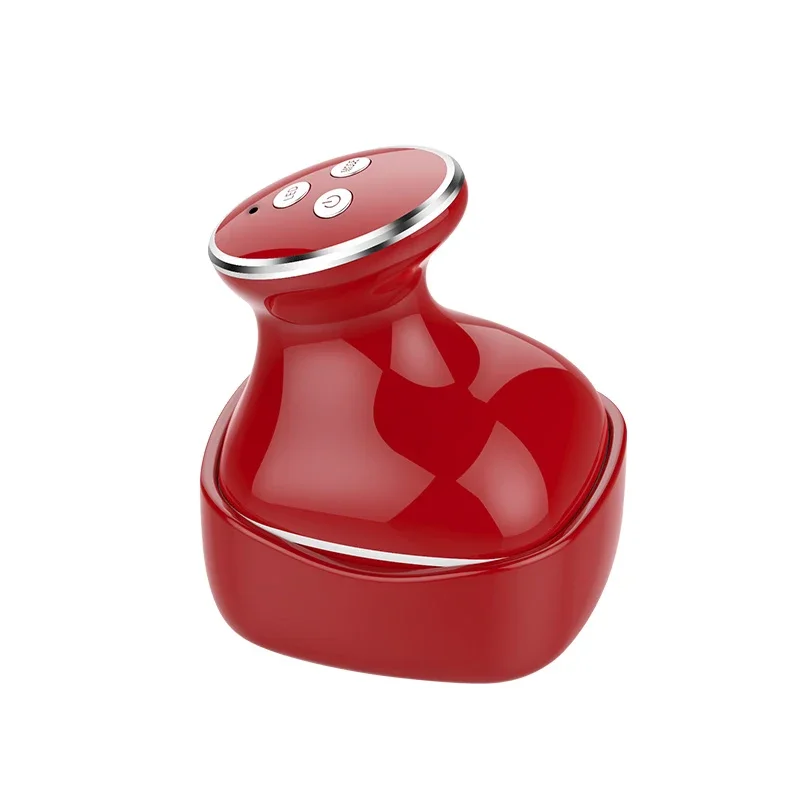 قابلة للشحن الكهربائية الذكية الضوء الأحمر تهتز الأخطبوط رئيس اللاسلكي سيليكون الشعر فروة الرأس آلة تدليك الشحن السريع #6