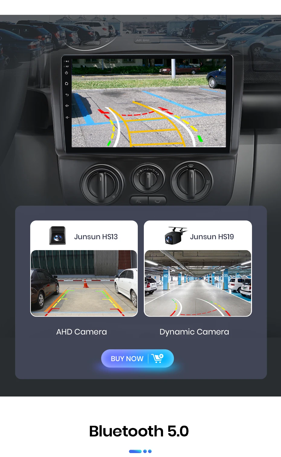 Junsun Autoradio für VW Volkswagen Beetle 2000 2001 - 2010 CarPlay Android Auto FM RDS DSP BT GPS Navi SWC HD IPS Touchscreen Plug & Play Multimedia-Player Freisprecheinrichtung Original-Autostil-Haupteinheit – Detail 14