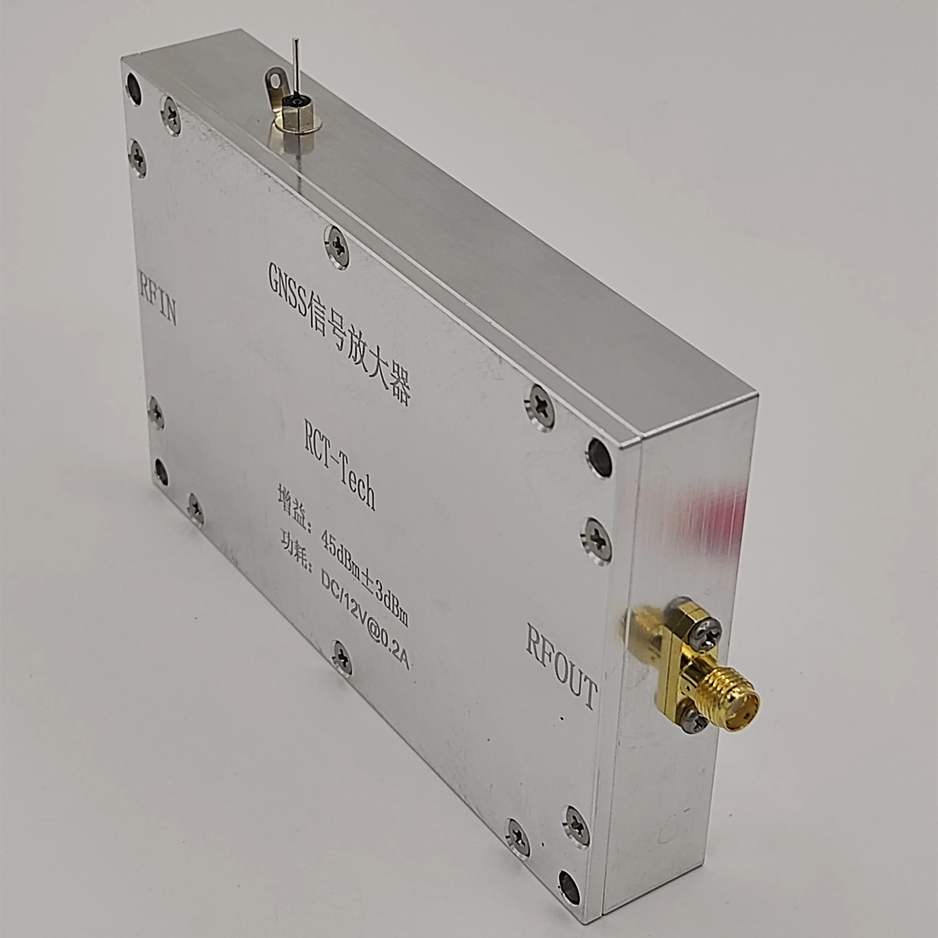 GNSS Signal Amplifier 45dBm Gain Full Band Navigation Satellite Signal Repeater