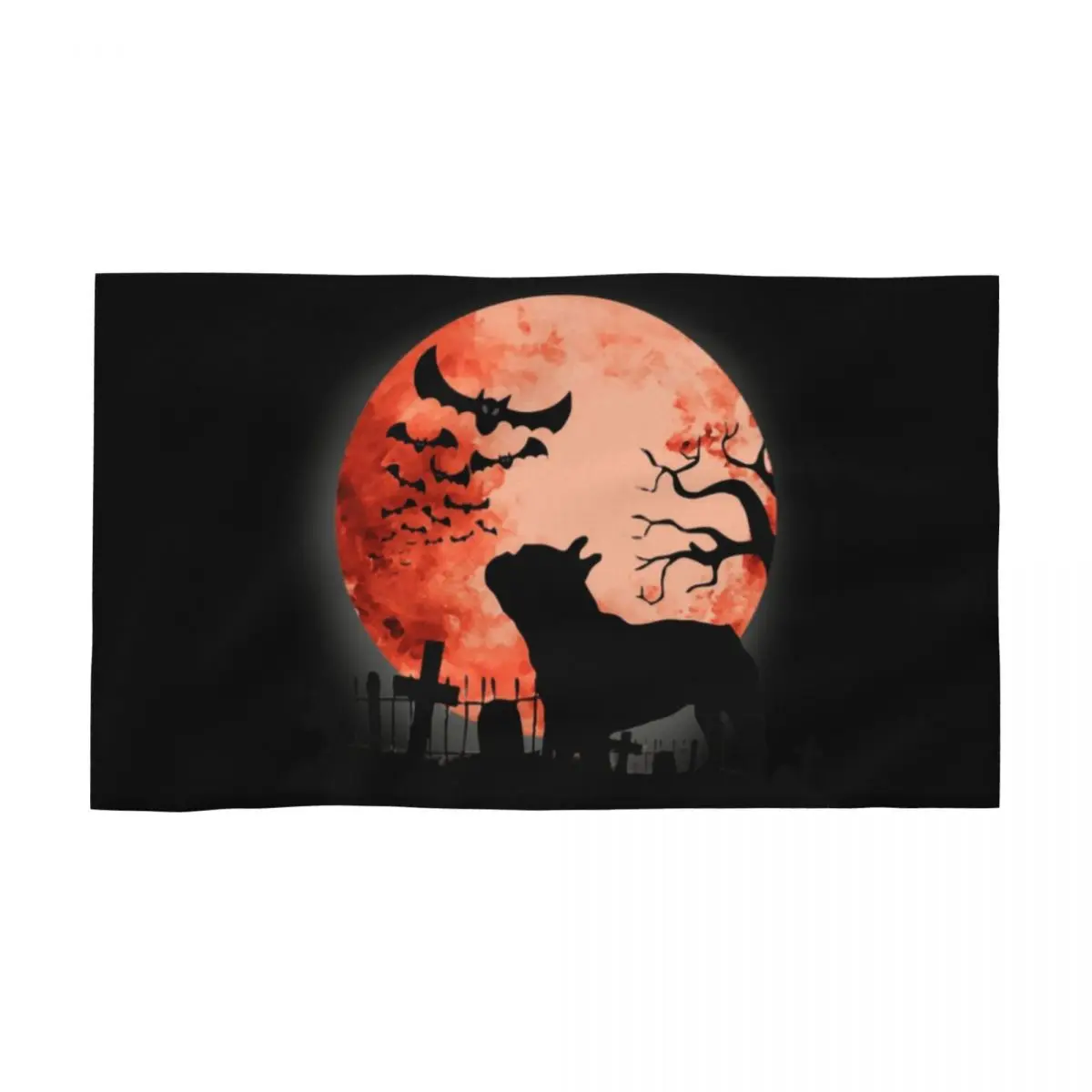 

French Bulldog Lovers Towel Quick Drying Moon Frenchies Dog Super Soft Cotton Beach Towels