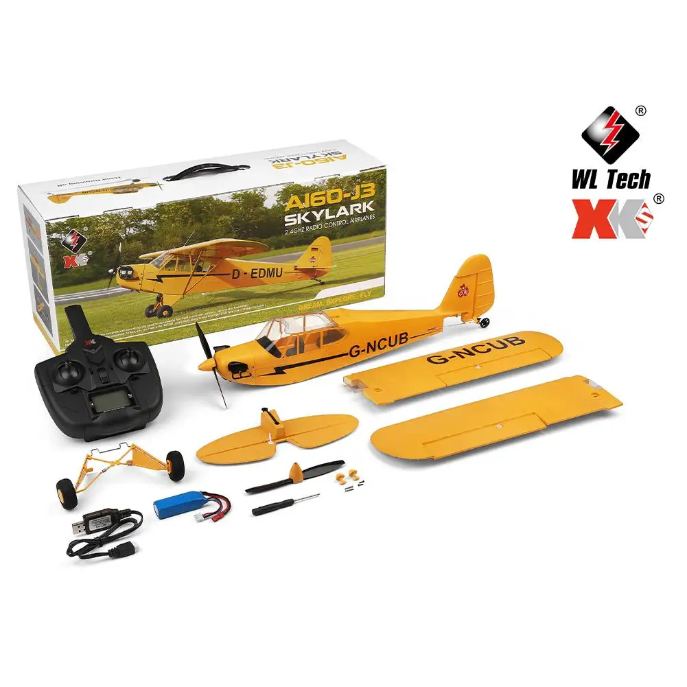 XK A160 RTF EPP RC Drone Remote Radio Controlled Aircraft Model RC Airplane Foam Air Toy Plane 3D/6G System 650mm Wingspan Kit