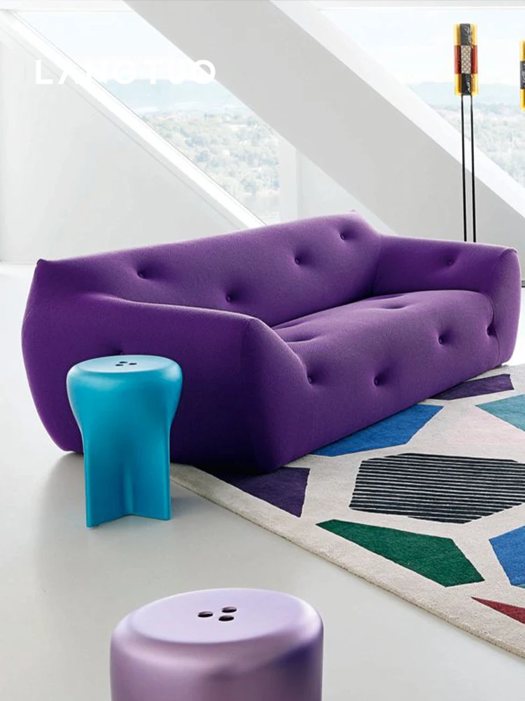 

French Rochburg RocheBoboi designer Informel sofa Internet celebrity creative simple little devil sofa