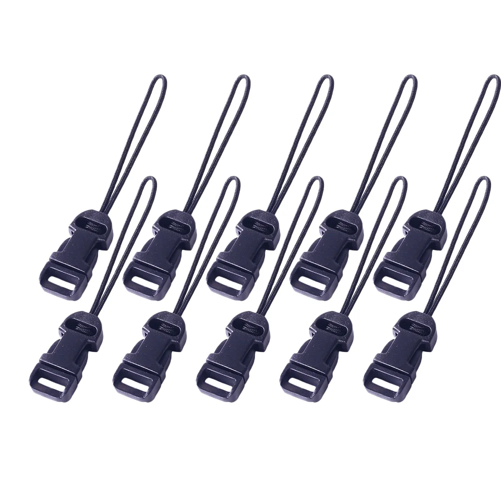 10 PCS Phone Lanyard Camera Buckle QD Connector Appendix Adapter for Neck Strap Accessories Black Quick Release