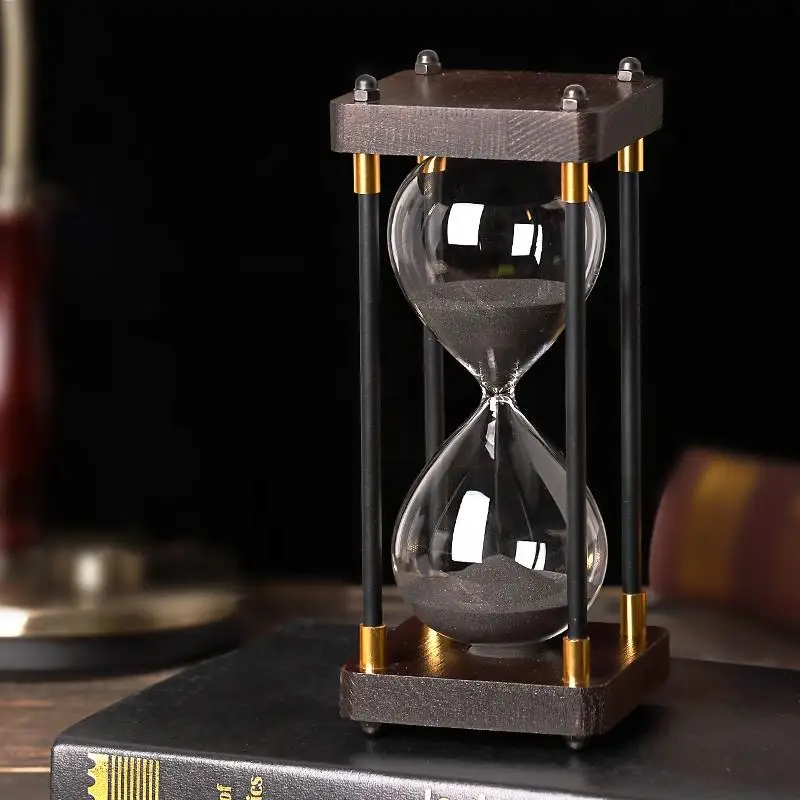 30 Minutes European Retro Time Hourglass Timer Ornaments For Children Home Furnishings living Room Desktop Decoration Anti-fall