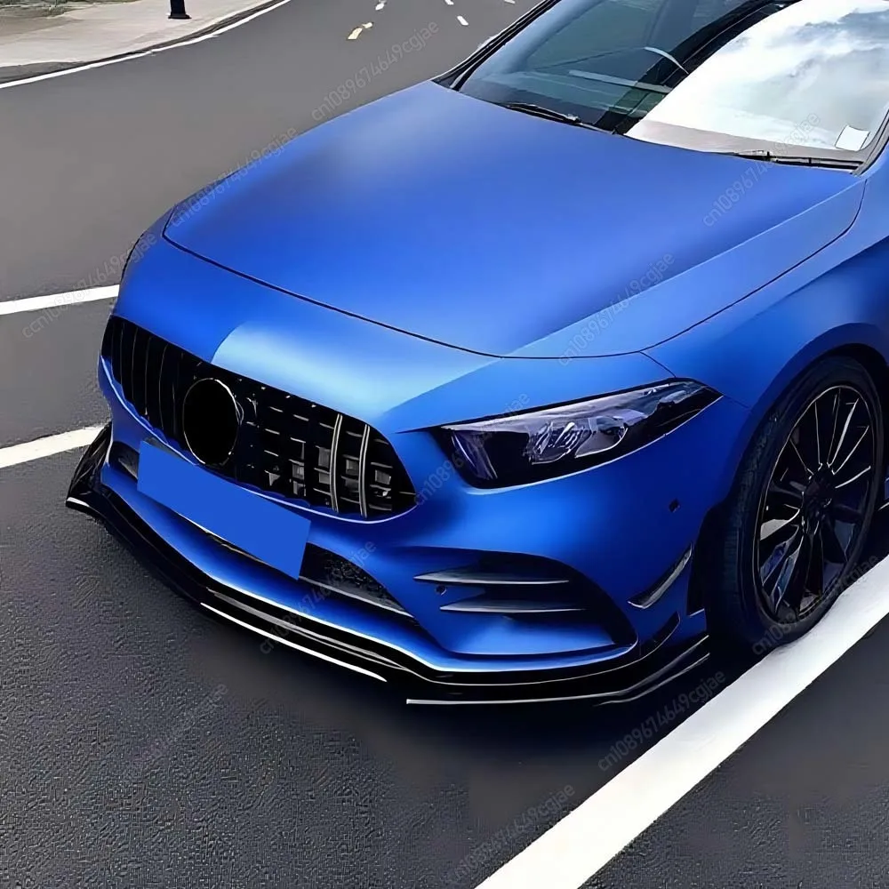 

For Mercedes Benz W177 A180 A200 A220 A250 A260 AMG A35 2018-2022 Car Front Bumper Lip Splitter Spoiler Diffuser Body Kit Tuning