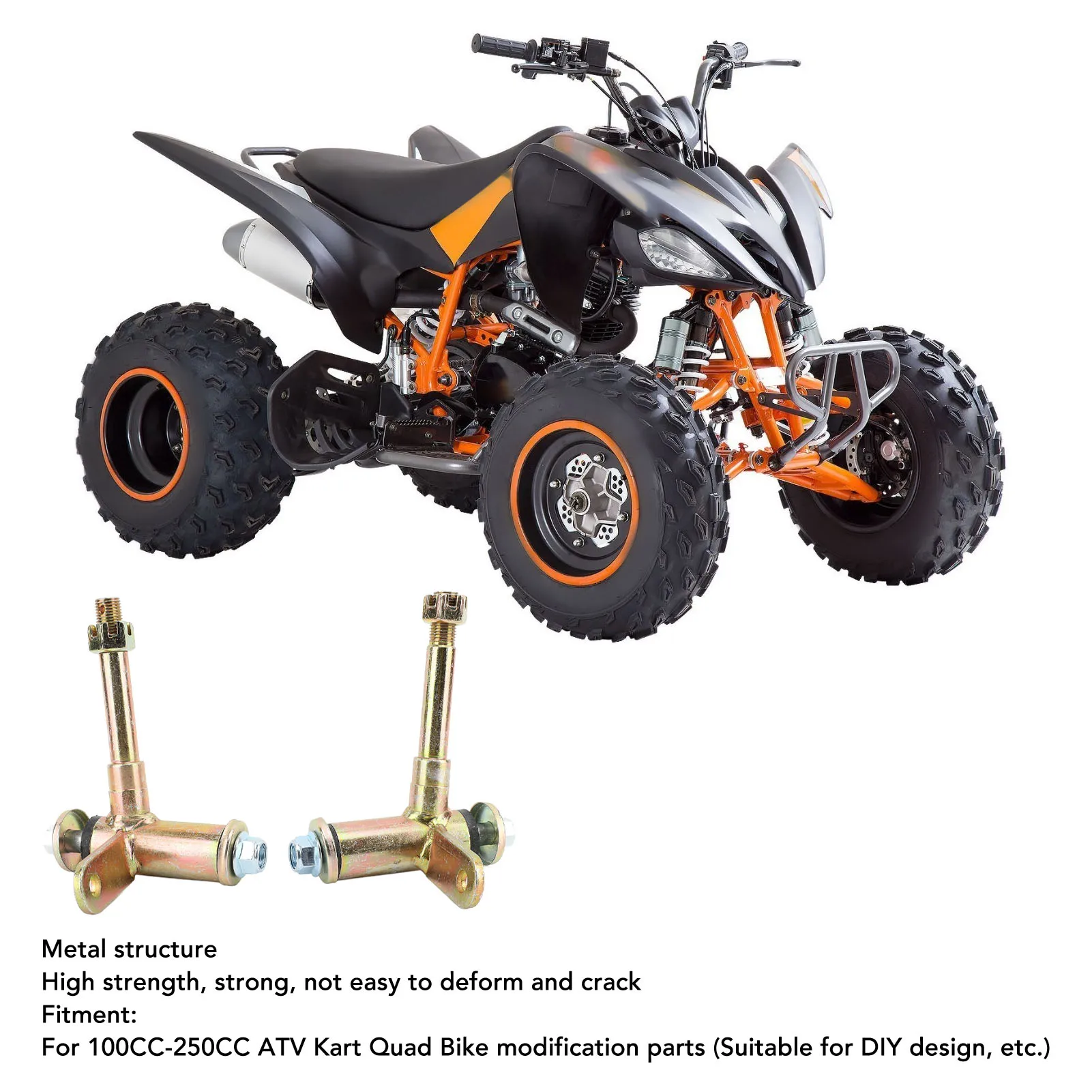 

100-250CC ATV Go Kart Рулевые кулаки, металлические шпиндели для квадроциклов, квадроциклов - 100CC-250CC Шпиндель поворотной стойки переднего рулевого управления