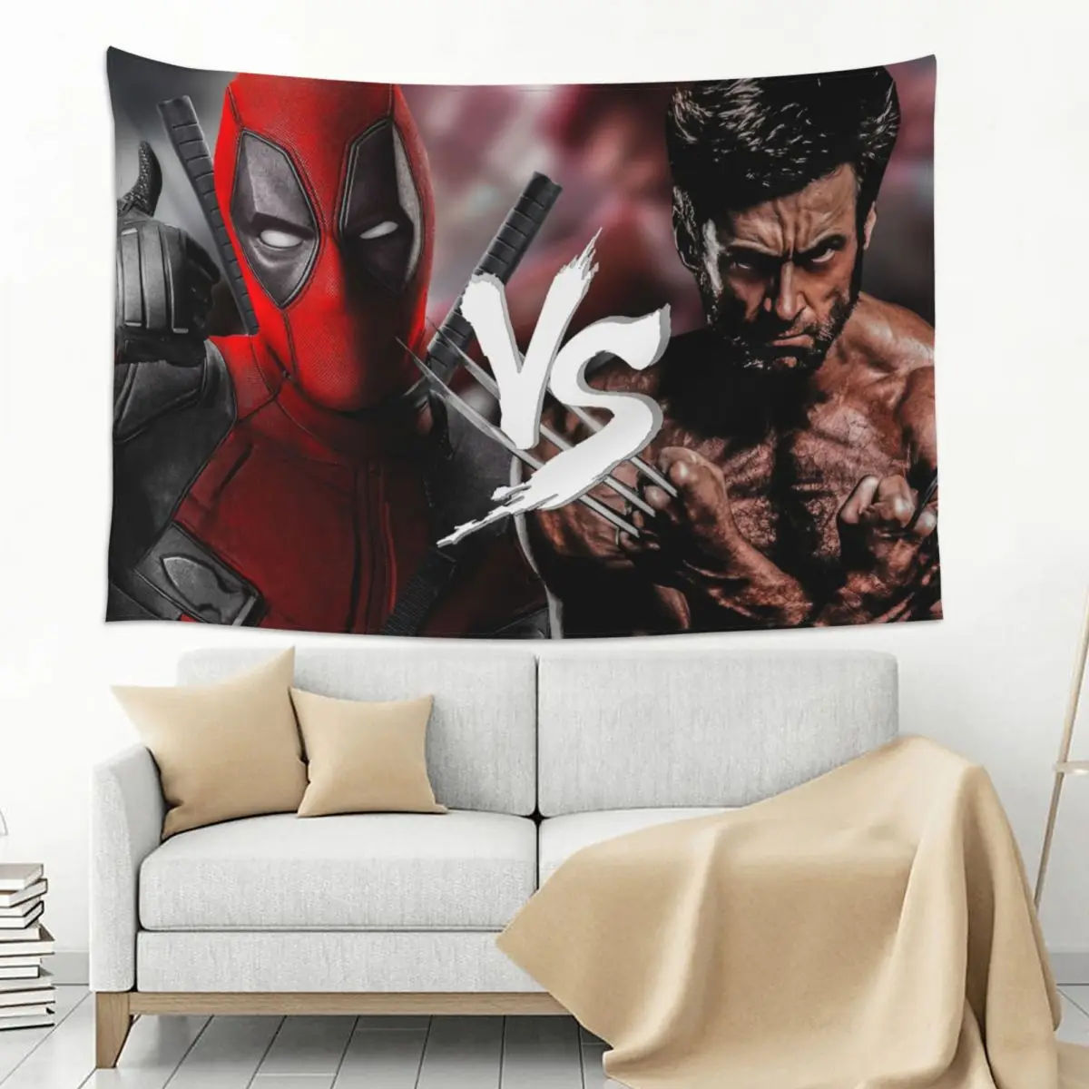 Bedroom 2024 MARVEL Video Art Posters Deadpool & Wolverine Hippie Wall Art Posters Kids Decor Wall