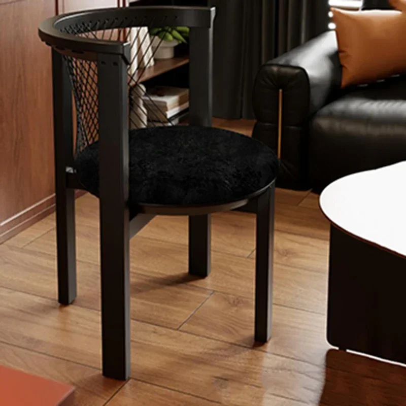 

Дизайнерские черные скандинавские обеденные стулья из массива дерева, роскошные кухонные стулья для гостиной, обеденные стулья, дизайн шезлонга, мебель Cadeiras De Jantar