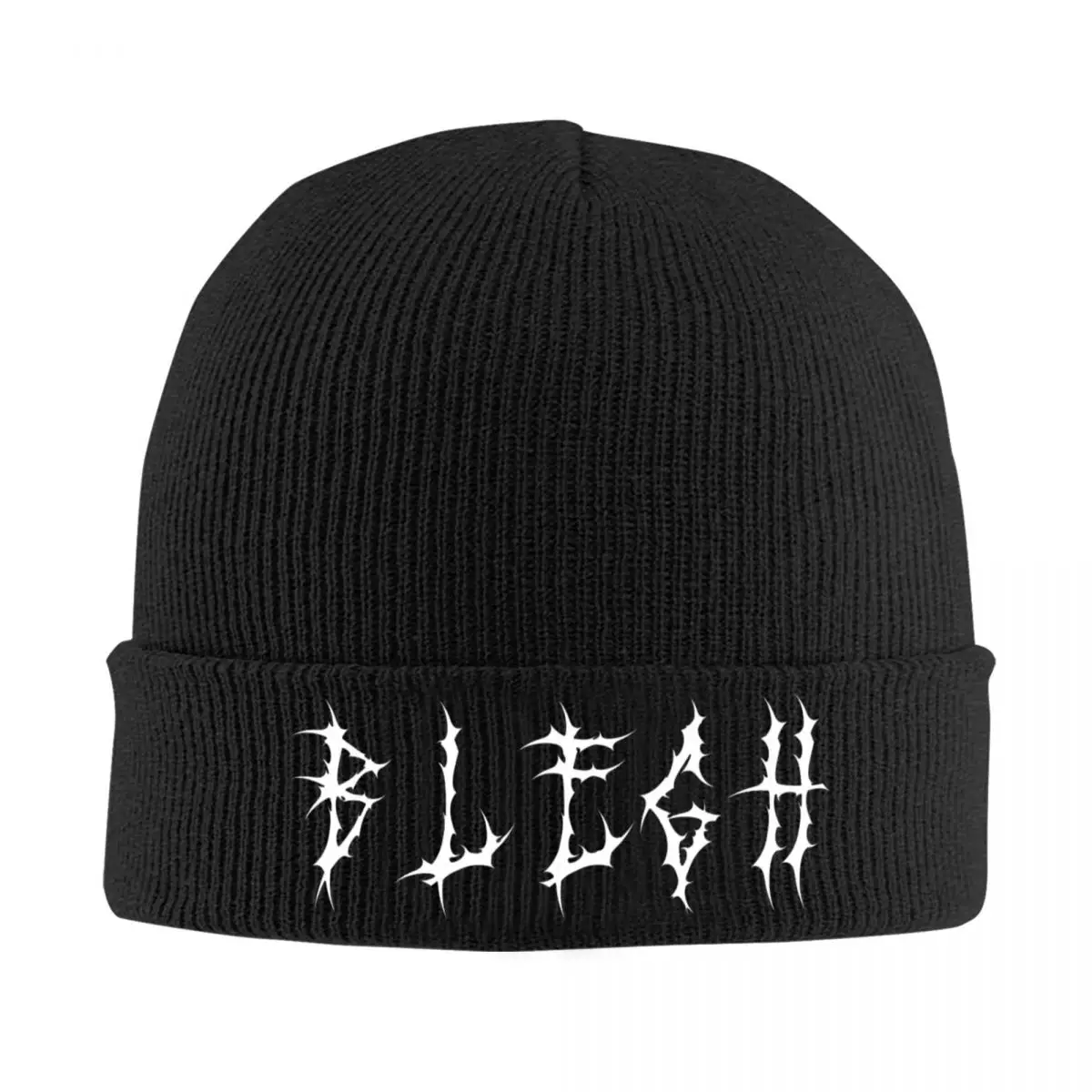 Blegh Heavy Metal Metalcore Deathcore Death Metal Singer Metalhead Warm Knitted Cap Bonnet Hat Beanies Hats for Unisex Adult