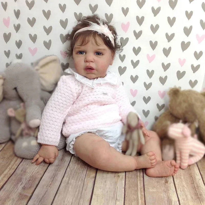 26 Inch Reborn Doll Set Margot Limited Edition Lifesize Toddler Set Unfinished Doll Parts Cute Birthday Christmas Gifts