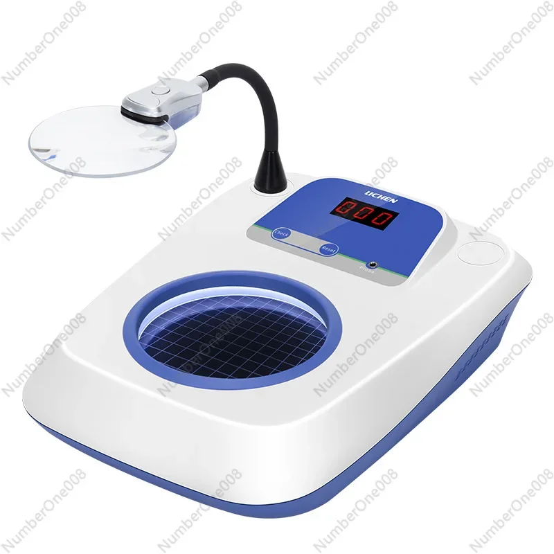 220V Laboratory Digital Display Colony Counter Bacteria Testing Equipment Bacteria Count Detector With 3/6X Magnifier