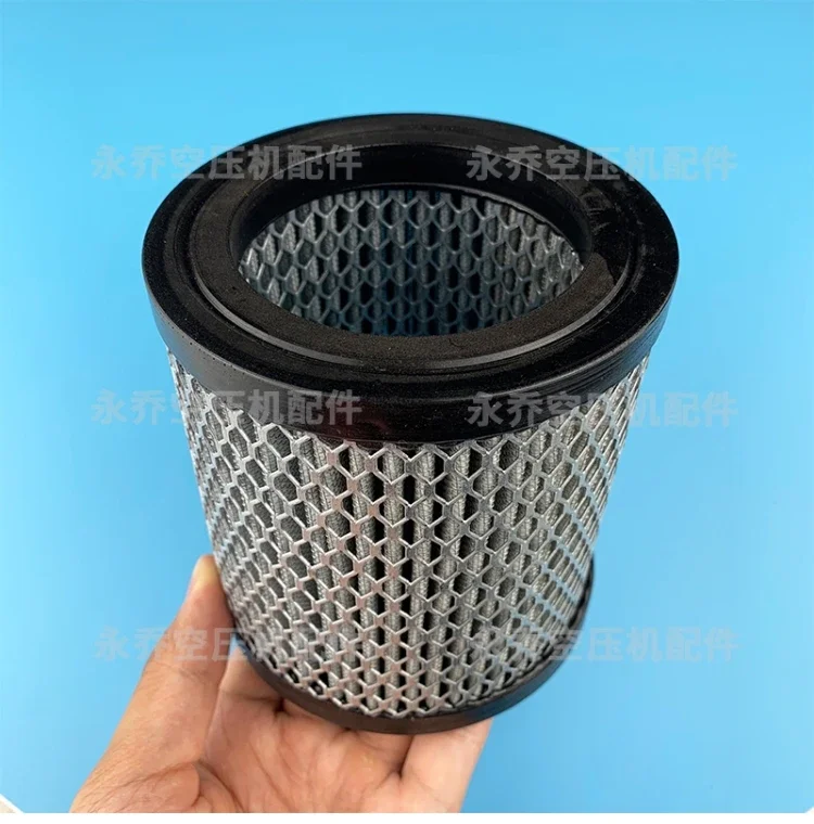 2PCS Screw air compressor piston machine air filter element high-temperature felt air grid 118 * 110 * 75  filter