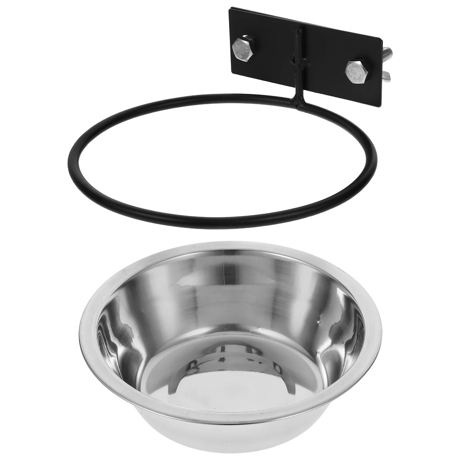 

Wall Mounted Elevated Dog Bowls Stainless Steel Raised Feeding Station Space-Saving Dog Food Water Dish for Puppy Cats