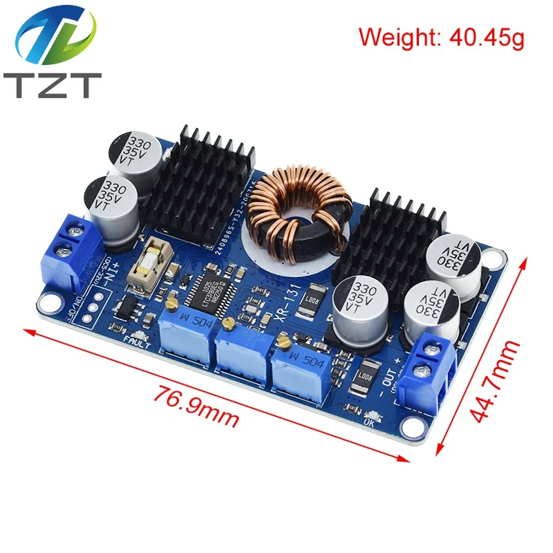 TZT LTC3780 DC-DC 5-32V to 1V-30V 10A Automatic Step Up Down Regulator Charging Module Power supply module