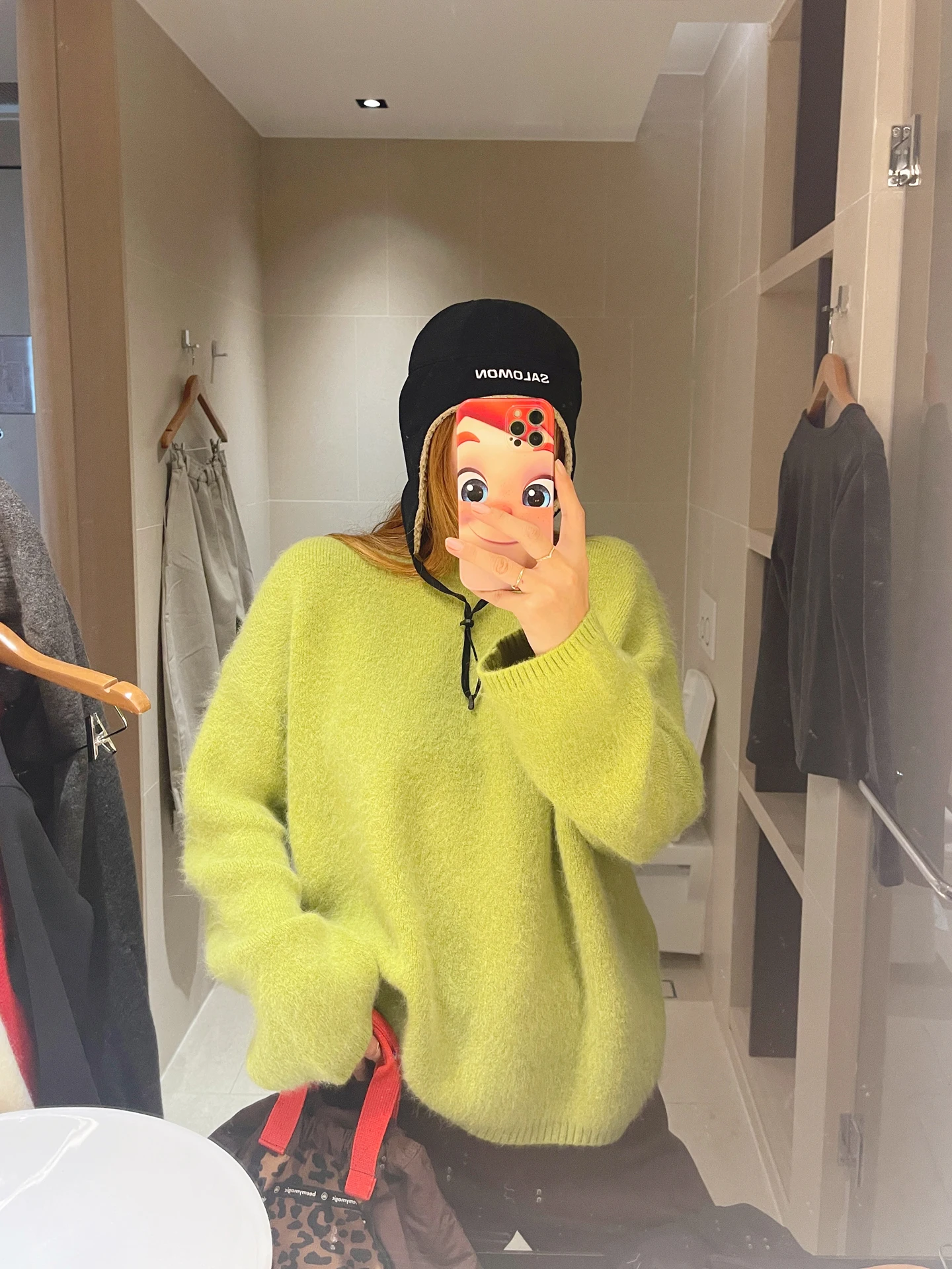 

Вязаный шерстяной свитер KOGIRL Bear с круглым вырезом, свободного кроя, теплый, однотонный, с длинными рукавами, осенне-зимний женский топ