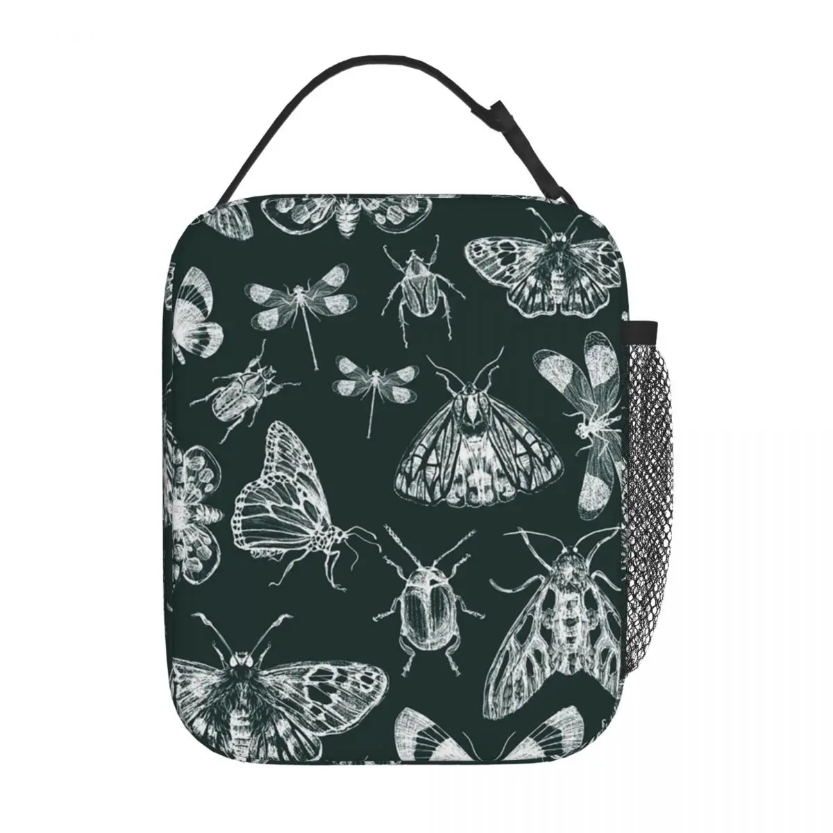 Bug Themed With Insect Patterns Insulated Lunch Bag for Women Children Leakproof Food Boxes Thermal Lunch Box Tote