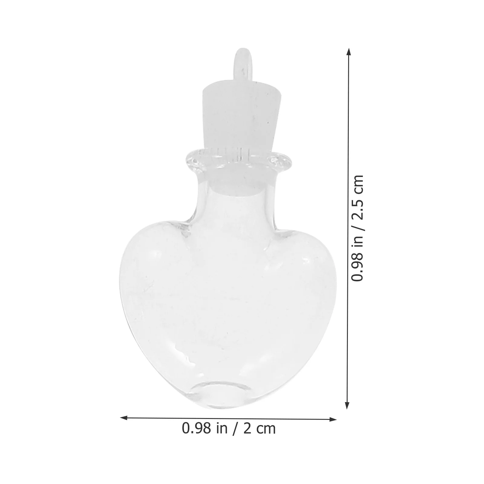 

48Pcs Mini Transparent Glass Wishing Bottles Small Clear Bottles for DIY Crafts Honeymoon Souvenirs Organizer Jars with Lids