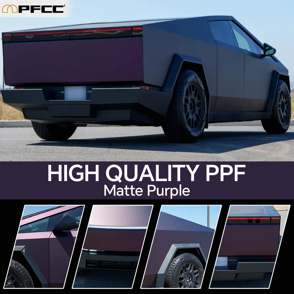 

PPF Decal Kit Color Change for Tesla Cybertruck 2024 2025-Up Anti-Scratch Anti Rusting Car Accessories Car Paint Protection Film