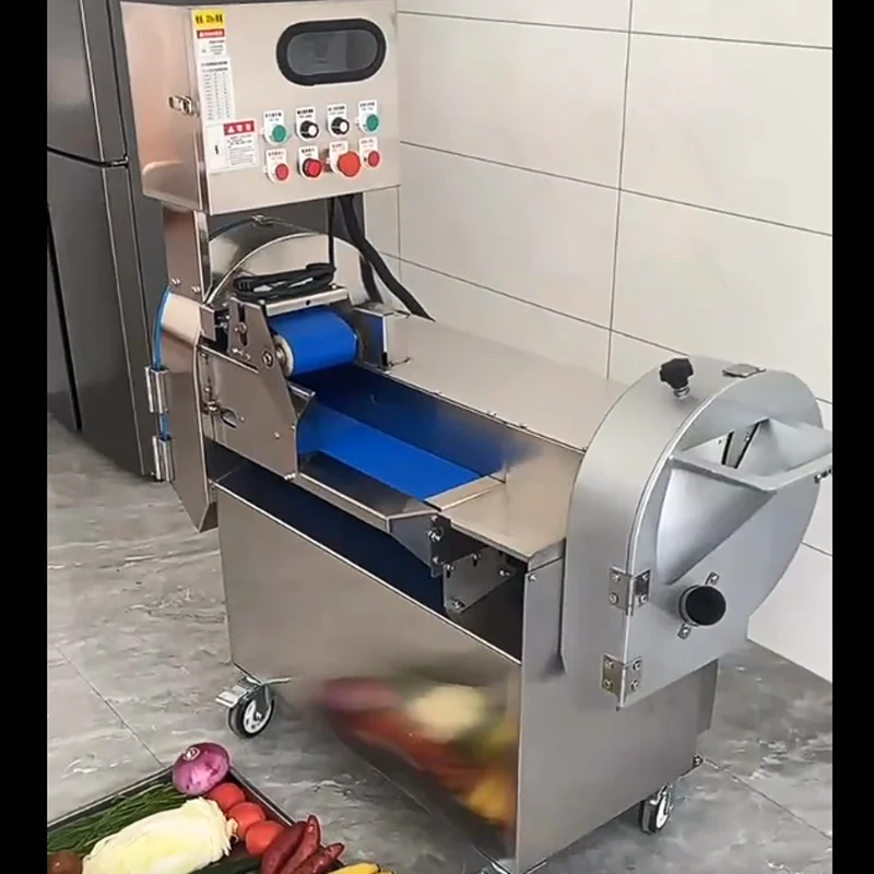 Double Feed Multi-function Dicing and Slicing Carrot Potato Pumpkin Vegetable Cutter