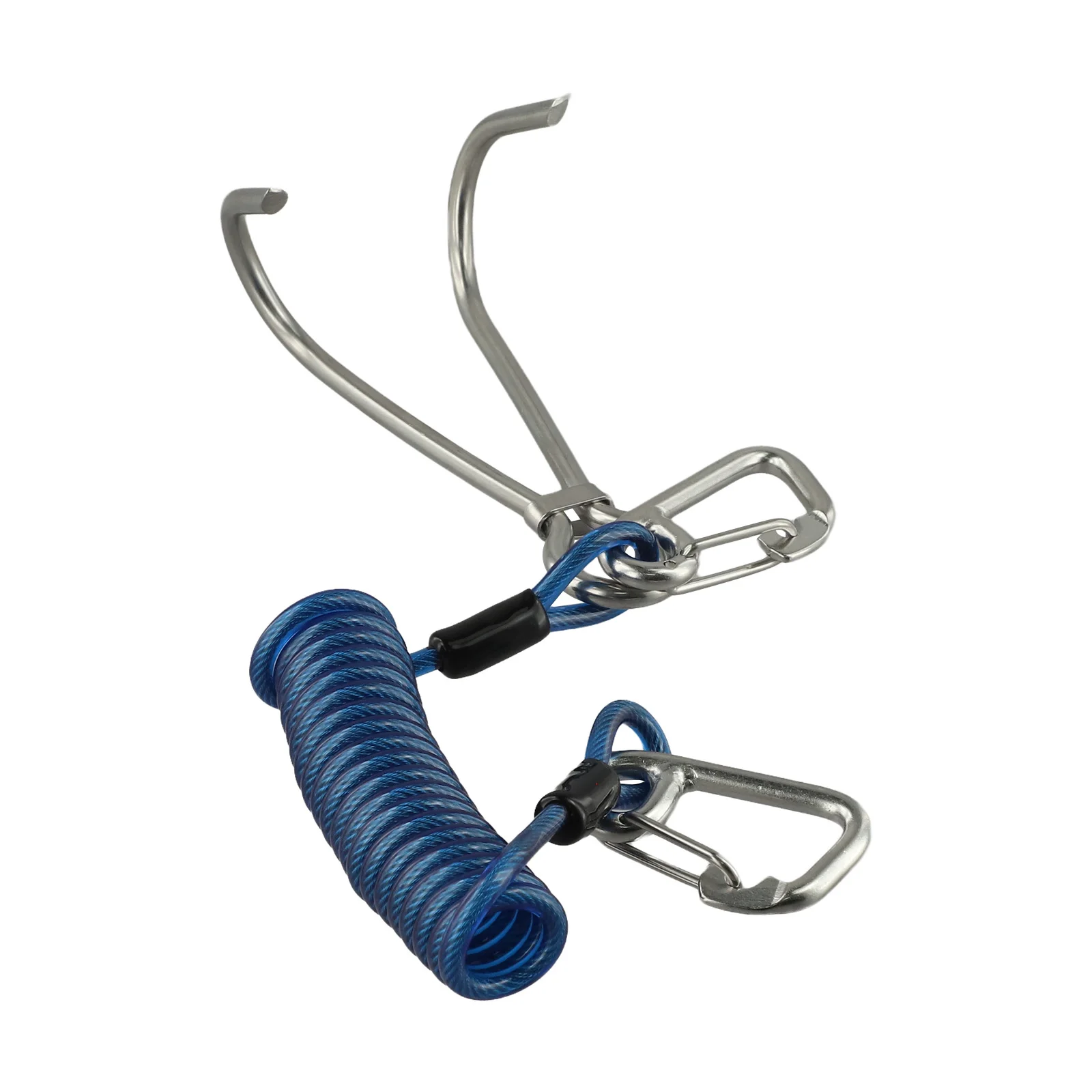 水中スキューバダイビングフック、アンチロストコイルストラップ、強化された安全機能、ダイビングアドベンチャー用フック