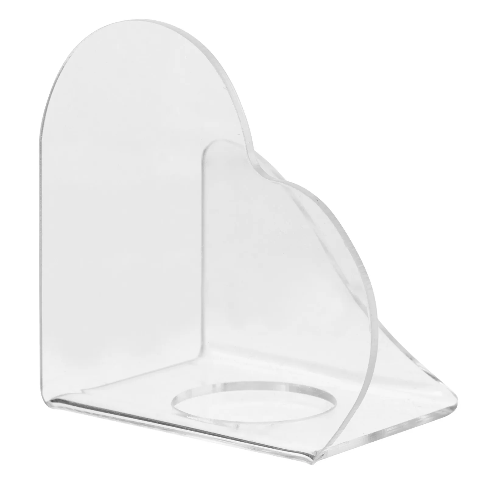 

Акриловая палитра-сердце для ногтей, прозрачная портативная подставка для смешивания гель-лаков, маникюра, макияжа и демонстрации основы под макияж