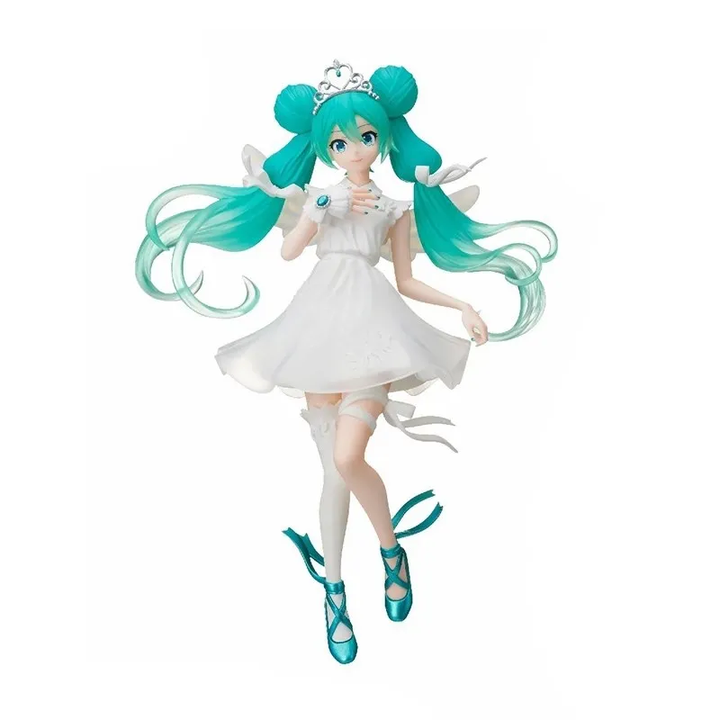 21cm anime figura virtual ídolo cantor bidimensional 15th aniversário edição anjo figura de ação coleção modelo boneca brinquedos