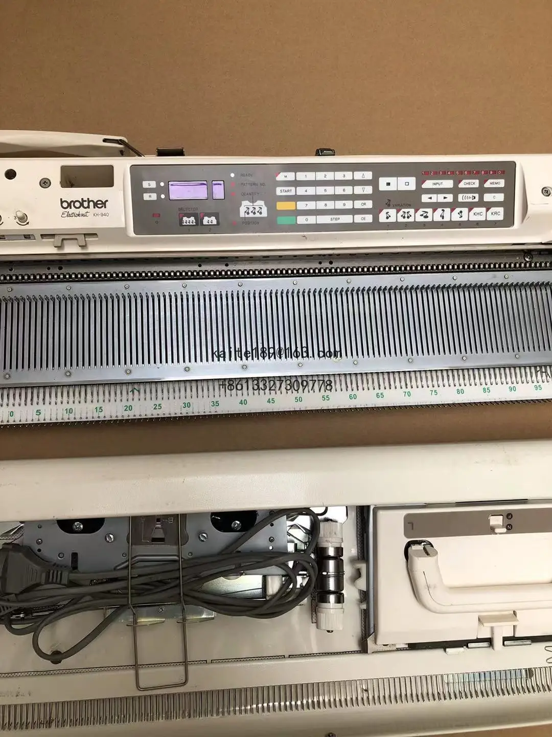 شبه التلقائي دليل اليد مدفوعة بالكامل الجاكار المحوسبة سترة طوق الكفة آلة الحياكة المسطحة #3