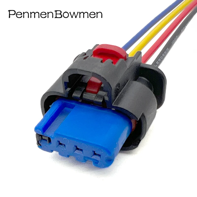 1 Set 4 Pin Auto Ignition Coil High Voltage Electrical Connectors Wire Harness Plug For 1-2296696-1 1-2203773-1