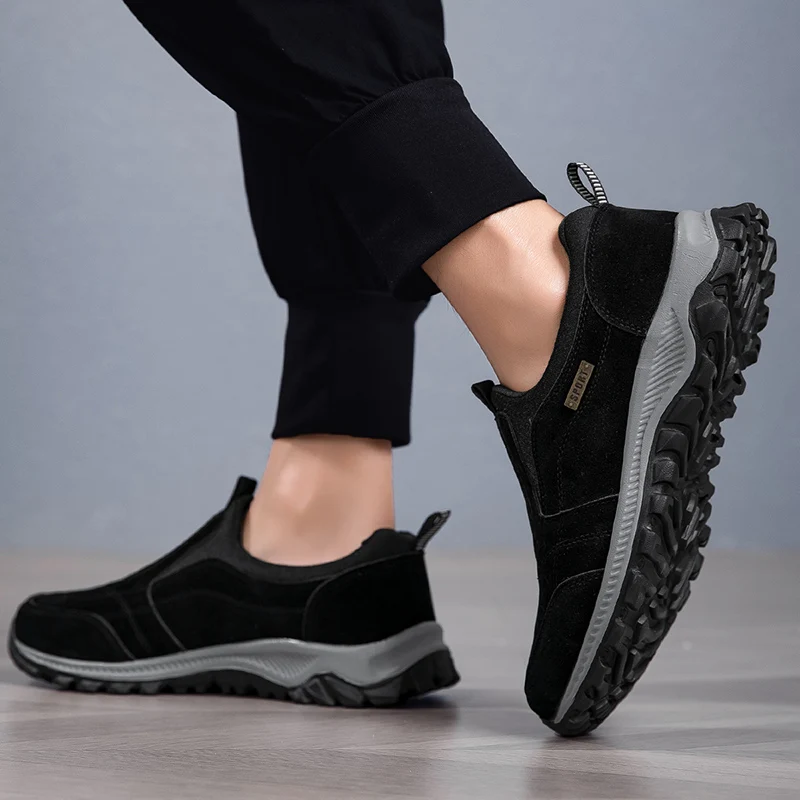 Mocassini da uomo Scarpe casual Sneakers da uomo traspiranti Nuove calzature piatte da passeggio per esterni leggere maschili Scarpe da ginnastica casual Scarpe da uomo