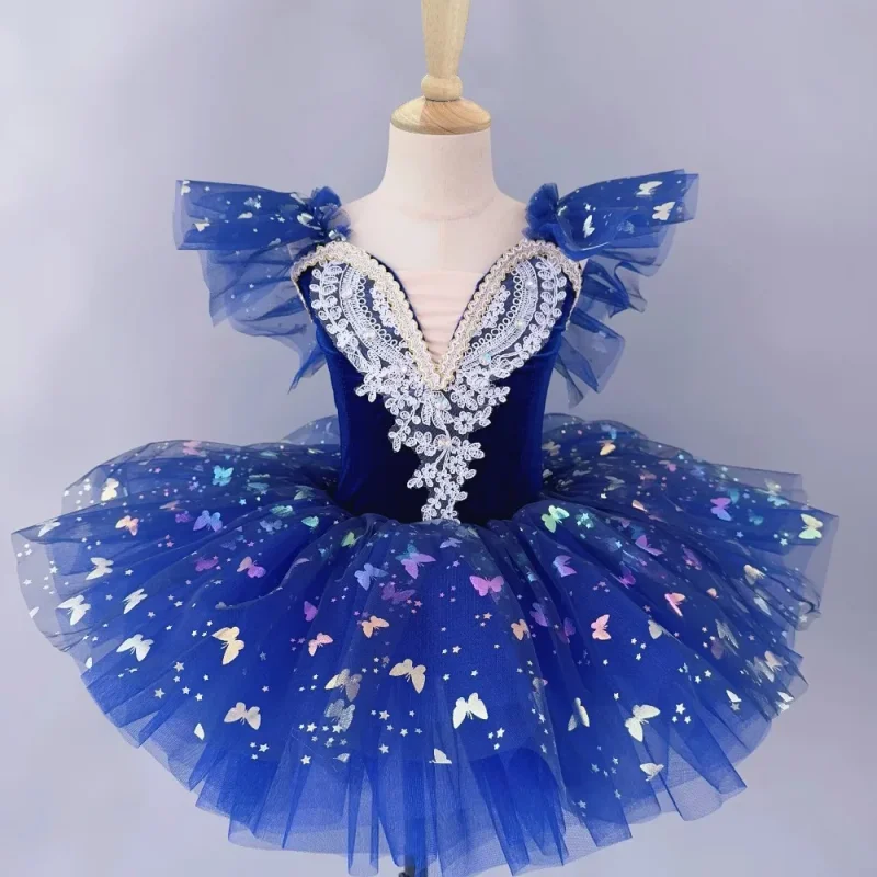 

Ballet Tutu Stage Performance Costumes Kids Clothes Dance Wear Elegant Cute Princess Children Clothing Leotards for Girls Dress