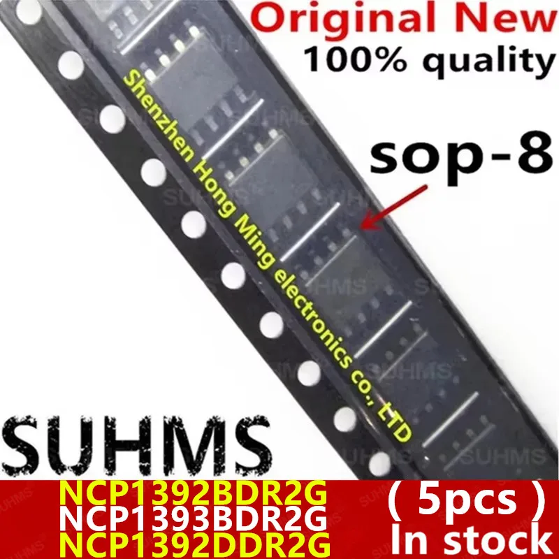 (5 peças) 100% Novo NCP1392BDR2G NCP1392B 1392B NCP1393BDR2G NCP1393B 1393B NCP1392DDR2G NCP1392D 1392D sop-8