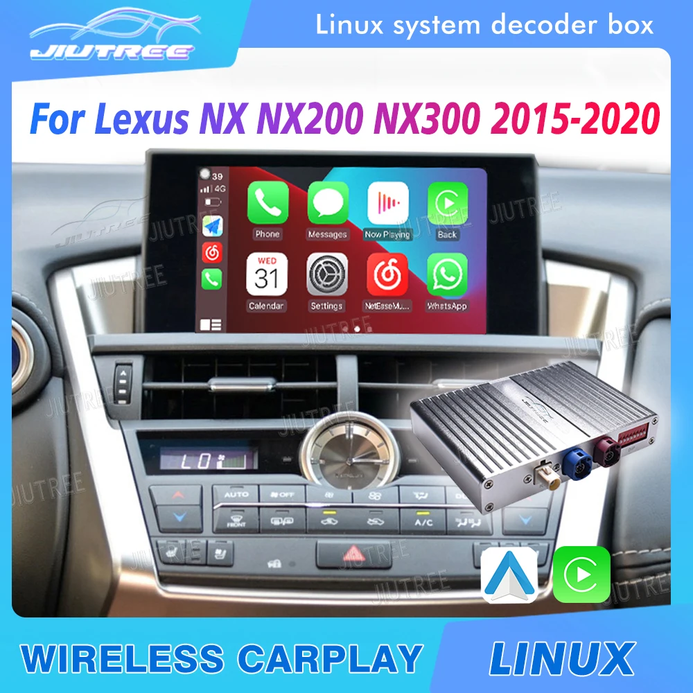 

Система Linux для Lexus NX NX200 NX200t NX300 NX300h 2015-2020 беспроводной Apple CarPlay Android авто стерео Oem экран