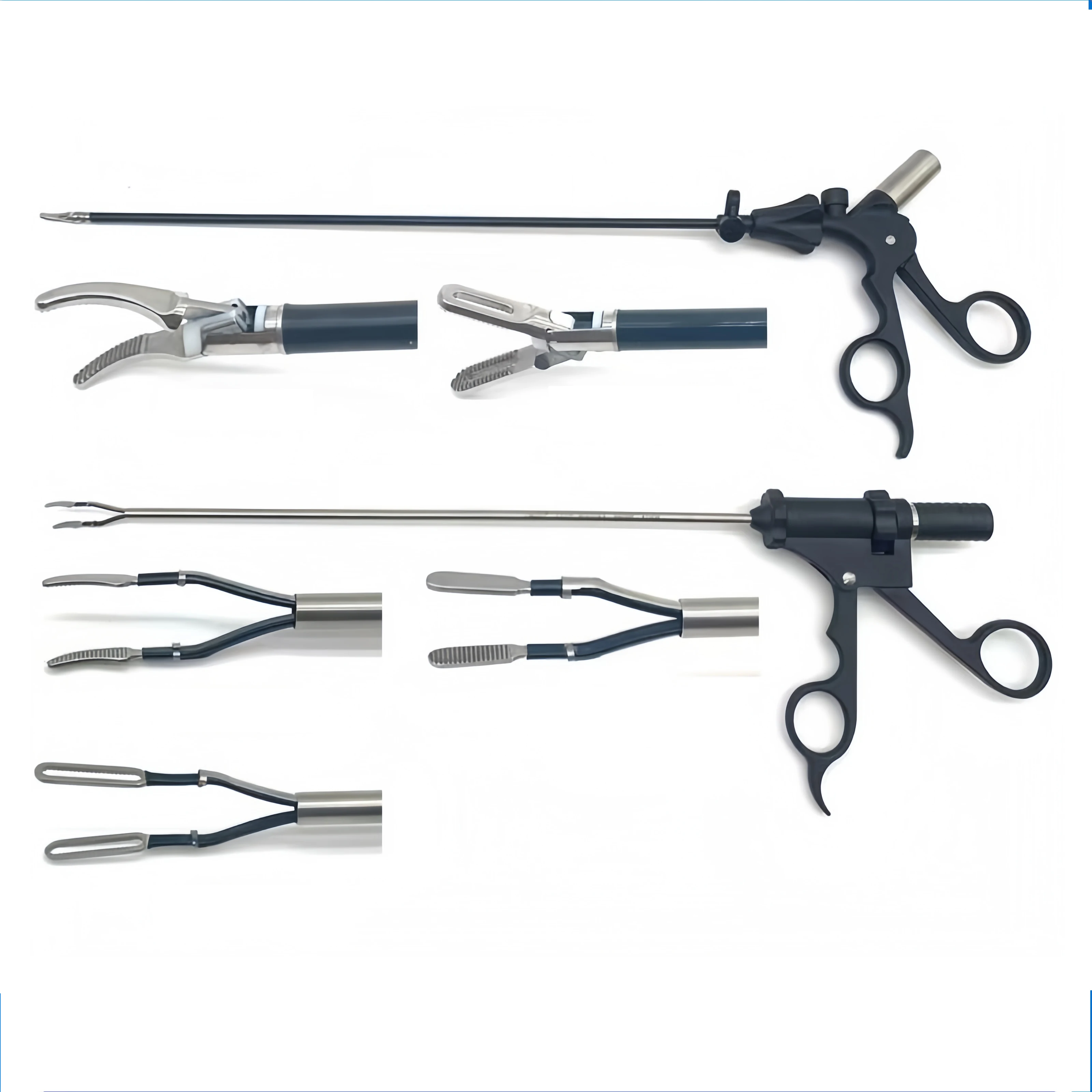 Medical ligation Laparoscopic Reusable Bipolar Dissecting Coagulation Forceps with Cable Maryland or Grasper Jaw