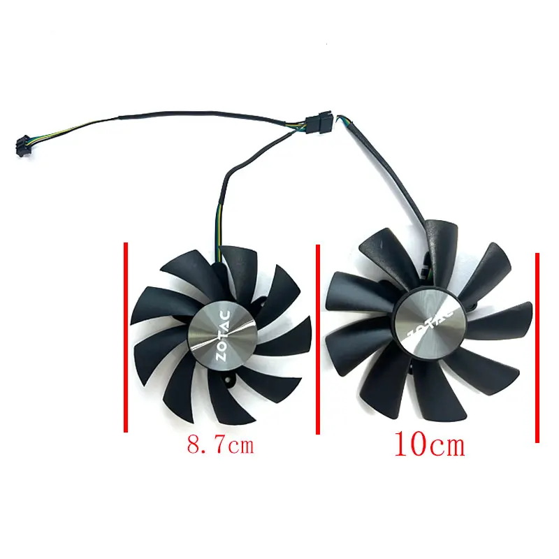 87MM 100MM New For ZOTAC GeForce GTX1060 AMP 1070ti 1080 1080ti 8GB Mini Graphics Card Replacement Fan GAA8S2U/GA92S2U