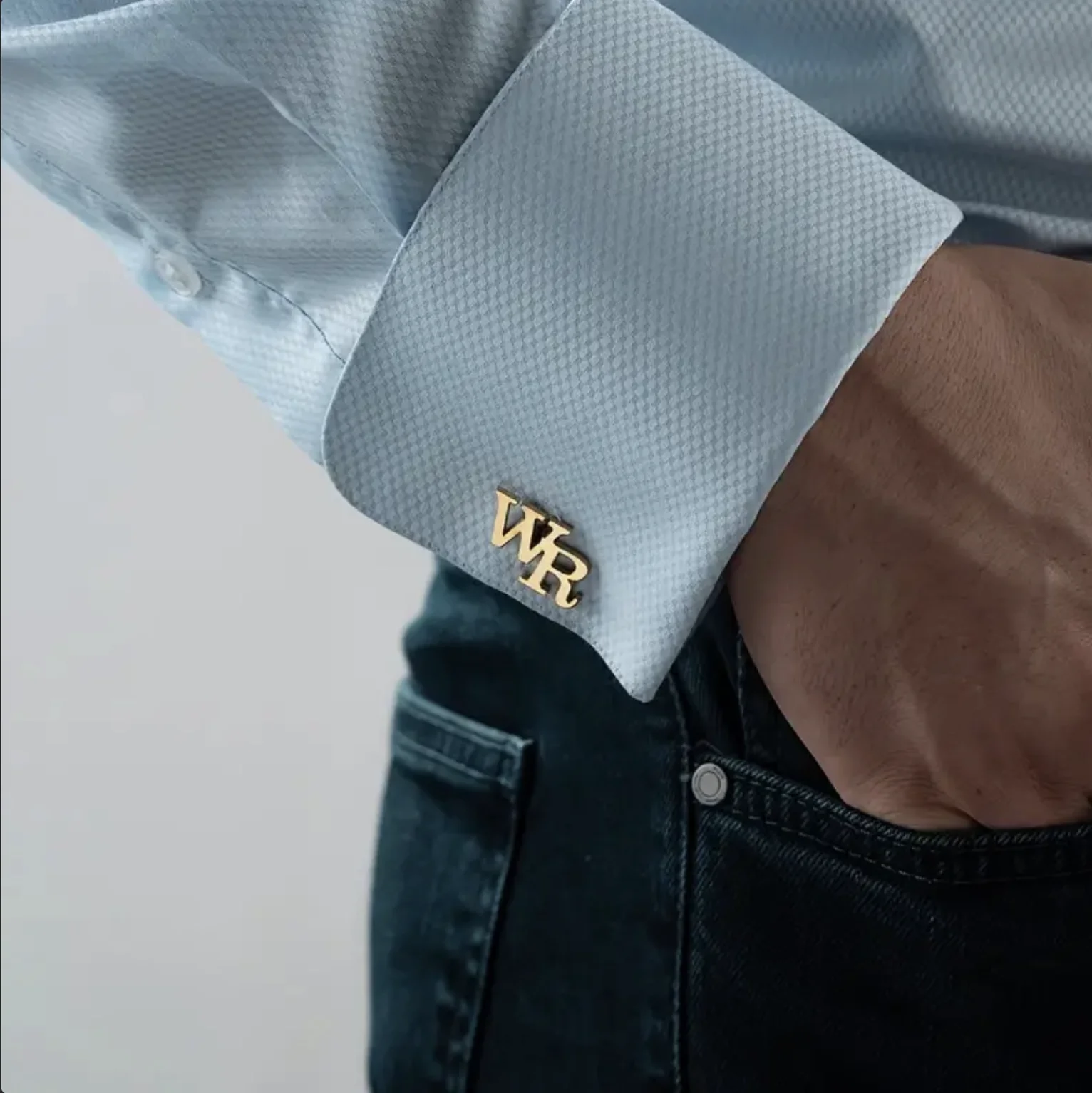 Stainless steel cufflinks for men are ideal for business, suits and shirts, making a unique gift for friends and family