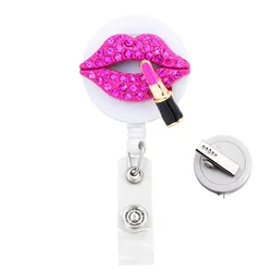 Nurse Retractable Porta Badge Reel Id Card Holder Alligator Clip Porta Credencial Enfermeria Accesorios Tarjetero