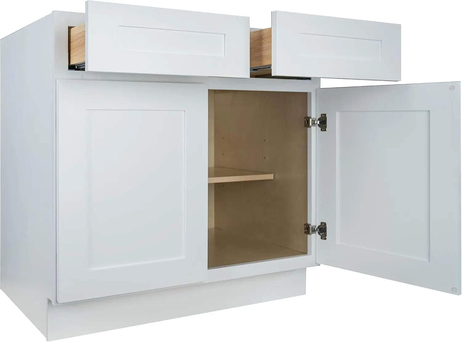 

Shaker Base Kitchen Cabinet Ready To Assemble, 33 In. W X 24 In. D X 34.5 In. H, White