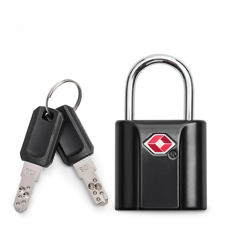TSA Custom Lock  Travel Bag Lock Security Tool Cabinet Locker  Padlock With Key Travel Mini Portable Anti-Theft Lock